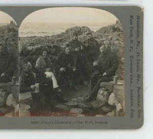 Giant's Causeway The Well Ireland Keystone Stereoansicht - Bild 1 von 2