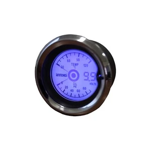 Autotecnica 3 in 1 LCD Water Temperature Oil Pressure & Volts Gauge Combo 4WD - Picture 1 of 6