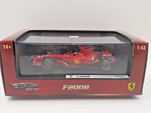 FERRARI F2008 hot-wheels racing Mattel 1/43 Kimi Räikkönen L8789 new in box - Foto 1 di 5