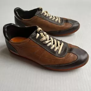 Cole Haan Swoosh Air Schuhe elegante Turnschuhe Herren 10 zweifarbig braun Leder Schnürschuhe - Bild 1 von 9