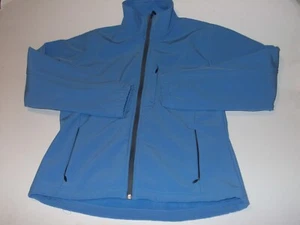 VINTAGE Woolrich Jacke Damen klein blau Fleece gefüttert Bomber Full Zip Mantel S - Bild 1 von 3