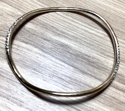 ALEXIS BITTAR УНИКАЛЬНЫЙ БРАСЛЕТ PAVE АКЦЕНТЫ ТОН ОКОЛО 2,5 ДЮЙМОВ В ДИАМЕТРЕ - Изображение 1 из 4