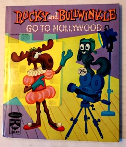 1961 Rocky and Bullwinkle Go to Hollywood Top Top Tales Book Whitman Pub. 1st Ed - Picture 1 of 3