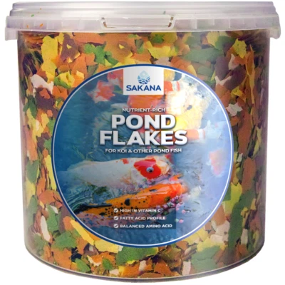 Sakana High Protein Multi-Pond Flakes Complete Balanced Cold Water Fish Food - Image 1 of 4