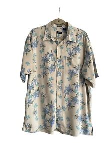 Izod washable silk Hawaiian shirt size XL