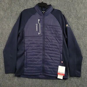 Sunice Hamilton Thermal Hybrid Jacket Mens Large Climaloft Blue COMCAST NEW - Picture 1 of 12