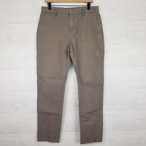 Outerknown Men's Khaki Chino Pants Gray Size 33 Actual 34x30 - Picture 1 of 13