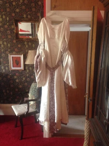 Bespoke Wedding Dress - Medieval Style - Size 12 Used - Picture 1 of 8