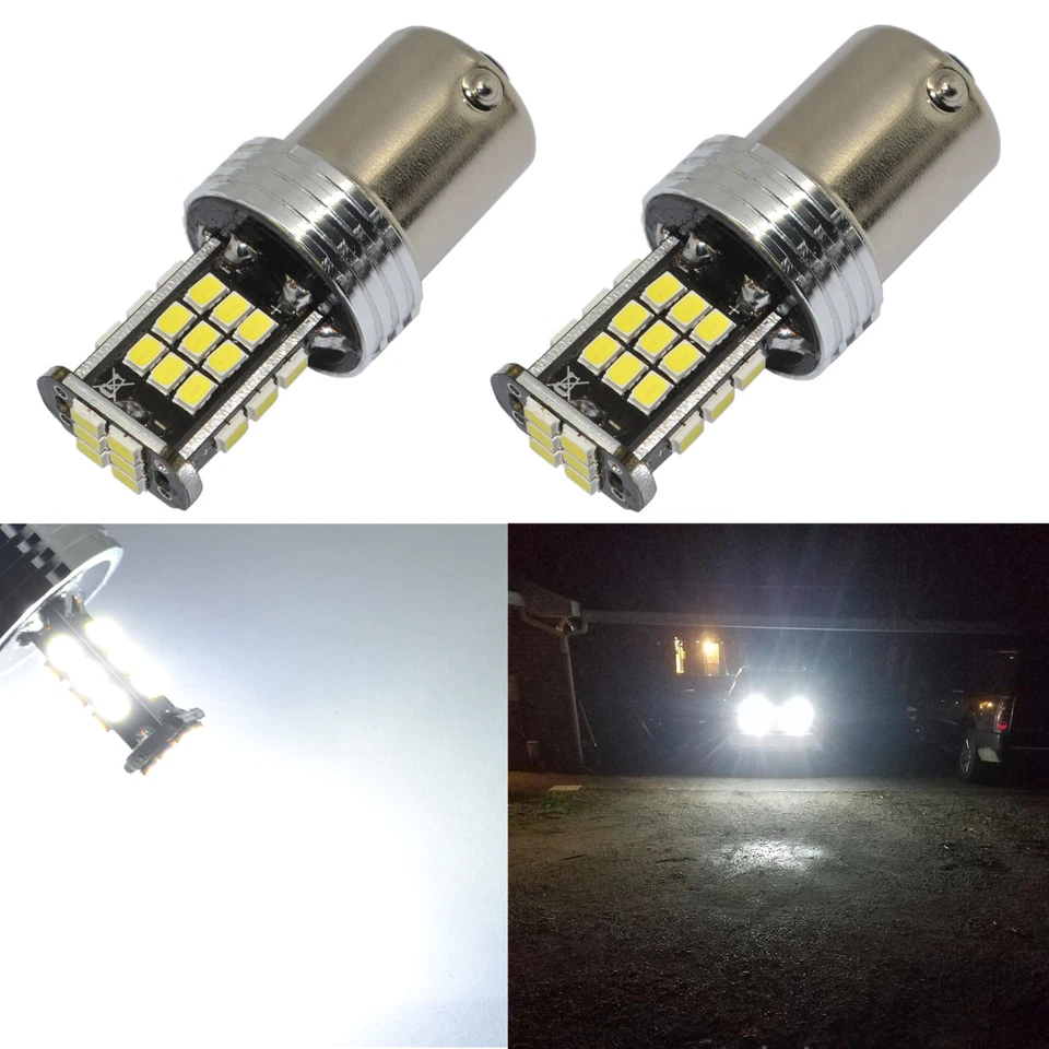 Alla Lighting 1156 P21W Cornering Light,Super Bright 6000K White Match Headlight - Image 1 of 4