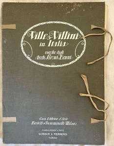 VILLE E VILLINI IN ITALIA SIRONI E BENNI 1920 RIMINI PALERMO FIRENZE VIAREGGIO - Foto 1 di 6