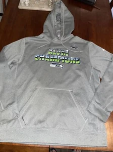 Seattle Seahawks Nike Therma Fit Super Bowl Champions Mens Size Large Hoodie  - Picture 1 of 3