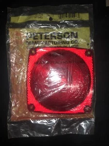 Peterson MFG CO Rear Replacement Lens for Combination Tail Light 440-15 - NOS - Picture 1 of 3
