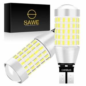 2x SAWE T15 921 912 2400LM LED Respaldo Luz Inversa Blanca Para GMC RAM Sin Errores - Imagen 1 de 8