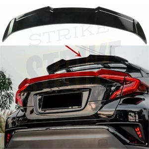 For 2016-2019 Toyota C-HR CHR Glossy Black Rear Window Roof Spoiler Wing Lip - Picture 1 of 5