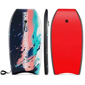 37" Lightweight Body Board with EPS Core XPE Deck HDPE Bottom Crescent Tail - Picture 1 of 9
