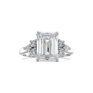 Diamond Engagement Ring VS1 F 3.25 Ctw Lab Created 14k White Gold IGI Special - Picture 1 of 8