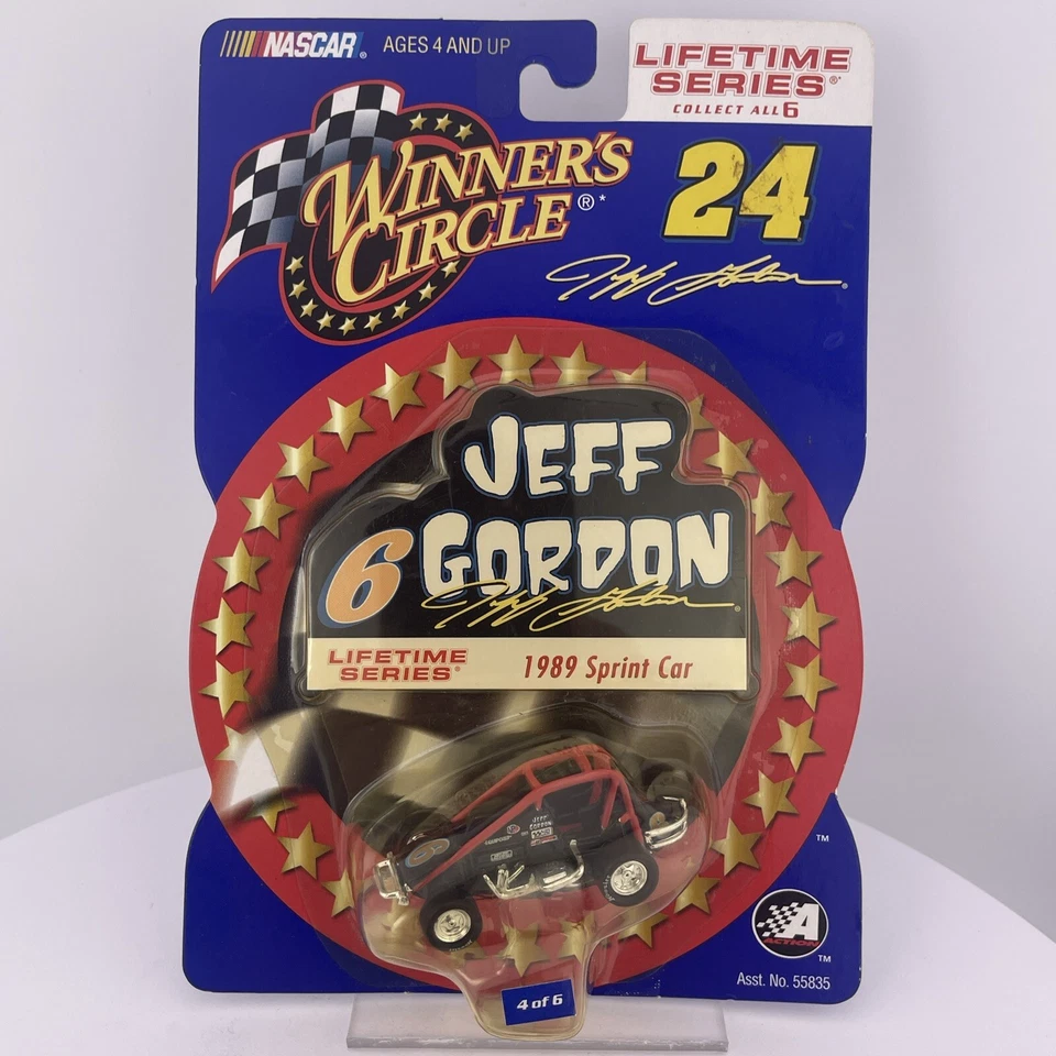 1/64 Jeff Gordon Winner’s Circle #6 Lifetime Series 1989 Sprint Car LTS - 4 de 6 Foto 1 de 4