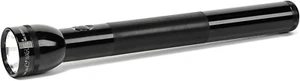 - S4D015 Heavy-Duty Incandescent 4-Cell D Flashlight in Display Box, Black - Picture 1 of 3