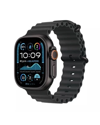 Apple Watch Ultra 2 2024 LTE Schwarz Titan 49mm Ocean Band Schwarz MX4P3NF/A NEU - Bild 1 von 2