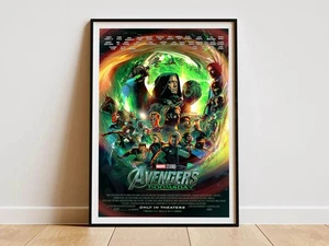 Avengers Doomsday Comic Superhero Poster Superhero Art Wall Decor, No Frame - Picture 1 of 2