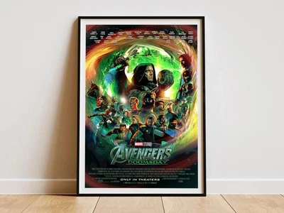Avengers Doomsday Comic Superhero Poster Superhero Art Wall Decor, No Frame - Image 1 of 2