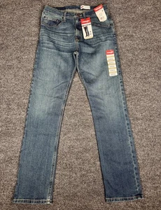 Wrangler Men's Slim Straight Fit Jeans 30x32 Blue Medium Stretch NWT - Picture 1 of 9