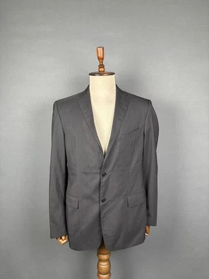 Versace Collection Mens Blazer Size 52 Black Wool Long Sleeve Front Button - Image 1 of 4