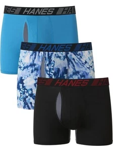 ๐ฅฅ Hanes Men's Tagless Trunks X-temp Total Support Pouch 3pk Size L๐ - Picture 1 of 5