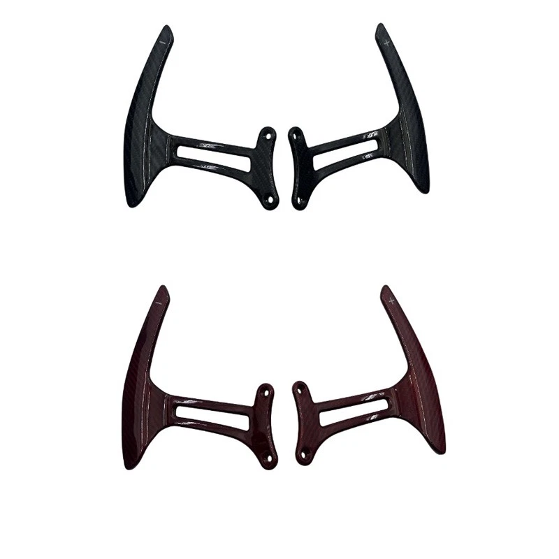 Palancas de cambio de volante de fibra de carbono para Ferrari 488 Spider GTB 2015-2019 Foto 1 de 1