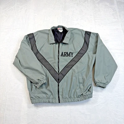 Jaqueta Skilcraft Vintage Exército dos EUA JWOD Skilcraft XL IPFU Streetwear Quebra-Vento Ventilado - Imagem 1 de 4