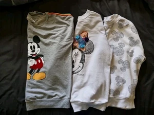 Bundle Of 3 Ladies Disney Sweatshirts Size UK 10-12. Minnie & Mickey Mouse. - Picture 1 of 6