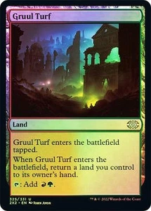 Gruul Turf FOIL - 325/331 - Uncommon - 2X2 Double Masters 2022 MTG - Picture 1 of 1