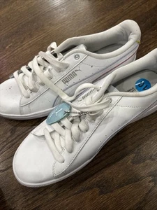 Puma Serve Pro Lite Lace Up Women Size 10 White Sneakers Casual Shoes 374512-03 - Picture 1 of 5
