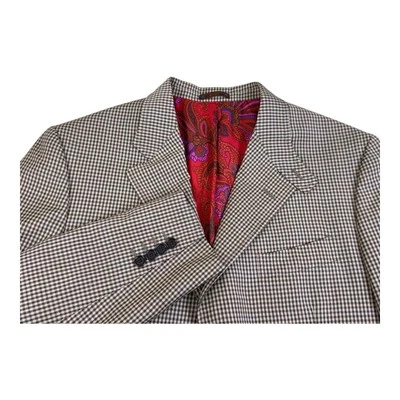 Blazer de lana Etro Milano abrigo deportivo chaqueta para hombre talla 52 hecho en Italia Foto 1 de 4