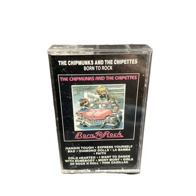 The Chipmunks and the Chipettes Born to Rock Cassette Tape 1990 Quality Records - Image 1 of 4
