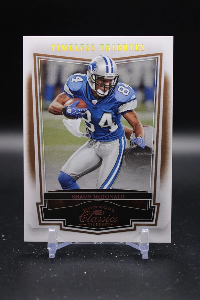 Shaun McDonald, Detroit Lions, 2008 Donruss Classics, Bronze, 129/250, #35 - Image 1 of 2