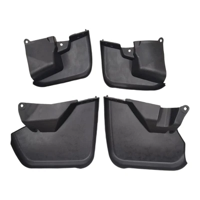 4 Piece Mud Flaps ABS Mud Guards Non-deformation Design Practical Design - Image 1 of 4