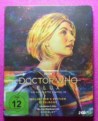 New & Sealed EU EDITION Doctor Who Series 13 Flux Steelbook Blu-ray - Image 1 of 4