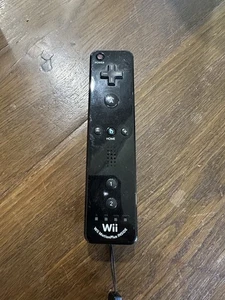 Mando a distancia Nintendo OEM Wii + Wii U con Motion Plus negro genuino RVL-036 funciona - Imagen 1 de 4
