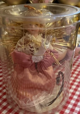 Vintage Angel Light Up Tree Topper Or Table Decoration Sealed NIB 4.75” - Image 1 of 4
