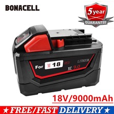Bonacell 9.0Ah 18V For Milwaukee M18 48-11-1890 Li-Ion High Demand XC Battery UB