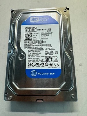 WD WD2500AAJS-75M0A0 0K017C 250GB SATA 3.5" 7200 RPM 16MB Cache HDD - Image 1 of 4