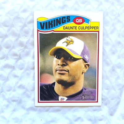2005 Topps Heritage  - Daunte Culpepper - Card # 26 - NRMNT/MINT - Image 1 of 4