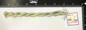Dinky Dyes #16 Lemon Mint 100% Silk Embroidery Thread 8 Mtrs Cross Stitch - Picture 1 of 3