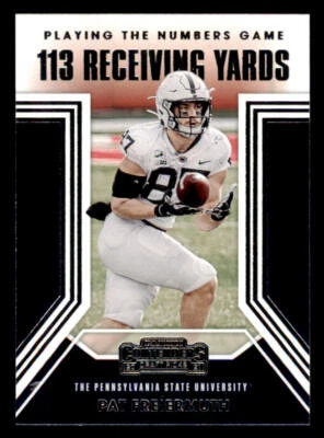 2021 Panini Contenders Playing the Numbers Game #29 Pat Freiermuth (ref 232380) - Image 1 of 2
