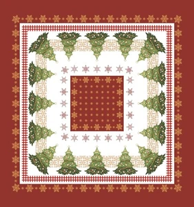 Toppers de Navidad - 30 pulgadas cuadradas para mesas de acentos pequeños - Imagen 1 de 23