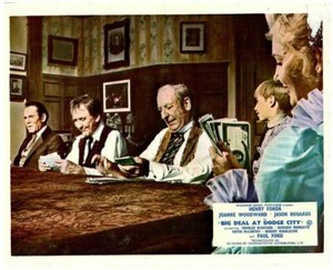 Big Deal at Dodge City original 8x10 lobby card Paul Ford Henry Fonda play cards