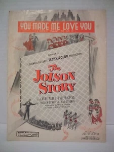 You Made Me Love You spartiti dal film Jolson Story 1940 - Foto 1 di 7