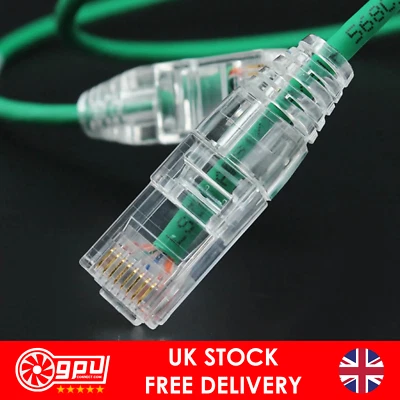LinkWylan Cat6A RJ45 Cable Transparent Slim Short - Unifi Etherlighting 15-30cm - Image 1 of 4
