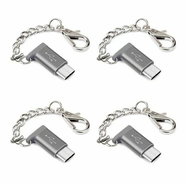 JSAUX Aluminum USB C to Micro USB Adapter - 4-Pack